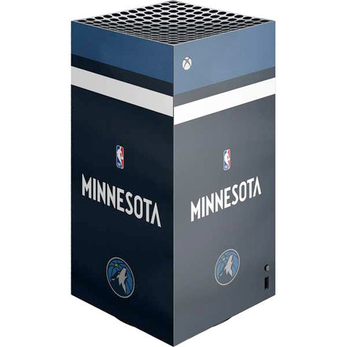 NBA Minnesota Timberwolves Jersey XBox Series X Digital Edition Console Skin